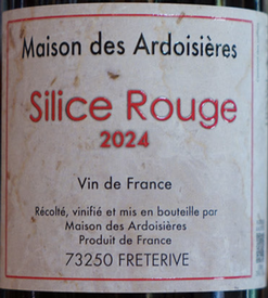 Maison des Ardoisieres Cuvee Silice Rouge 2024